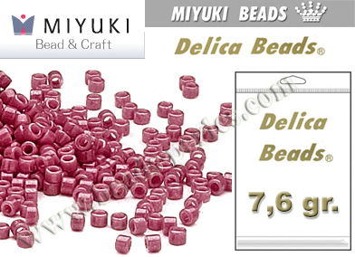 DB1376 - Miyuki - Delica - 11/0 - Opaque Antique Rose (bolsa de 7,6 gr.)