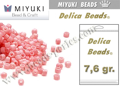 DB1523 - Miyuki - Delica - 11/0 - Matte Rainbow Salmon (bolsa de 7,6 gr.)