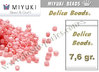 DB1523 - Miyuki - Delica - 11/0 - Matte Rainbow Salmon (bolsa de 7,6 gr.)