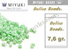 DB1526 - Miyuki - Delica - 11/0 - Matte Rainbow Mint (bolsa de 7,6 gr.)