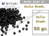 Miyuki - Delica - 11/0 - Opaque Black (50 gr.)