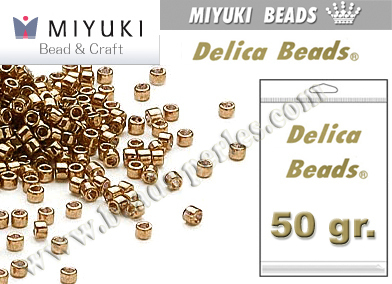 Miyuki - Delica - 11/0 - Metallic Light Bronze (50 gr.)