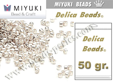 Miyuki - Delica - 11/0 - Galvanized Silver (50 gr.)