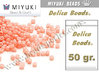 Miyuki - Delica - 11/0 - Opaque Salmon Luster (50 gr.)