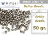 Miyuki - Delica - 11/0 - Matte Metallic Nickel Plated (50 gr.)