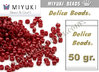 Miyuki - Delica - 11/0 - Opaque Cranberry (50 gr.)
