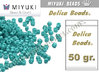 Miyuki - Delica - 11/0 - Opaque Light Blue Turquoise (50 gr.)