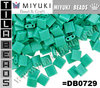 TL00412 - Miyuki - Tila - 5x5mm - Opaque Light Green Turquoise (10 gramos)