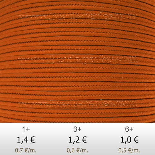 Textil - Soutache-Poliester - 3mm - Saffron (Azafrán) (2 metros)