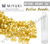Miyuki - Delica - 11/0 - Silver-Lined Frosted Yellow Gold (tubo de 7,6 gr.)