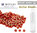 DB0683 - Miyuki - Delica - 11/0 - Silver-Lined Frosted Ruby Red (tubo de 7,6 gr.)