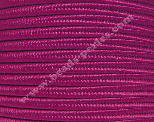 Textil - Soutache-Rayón - 3mm - Fuchsia (Fucsia) (50 metros)