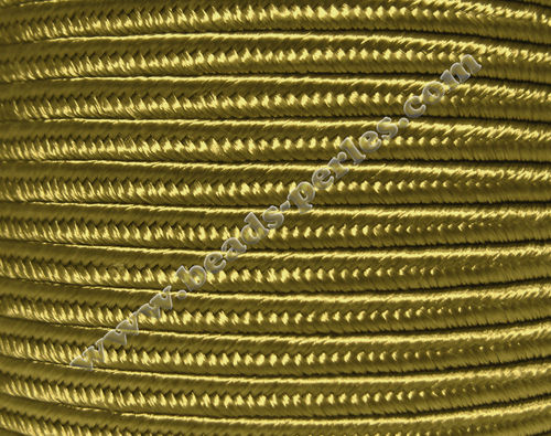 Textil - Soutache-Rayón - 3mm - Antique Gold (Oro envejecido) (50 metros)