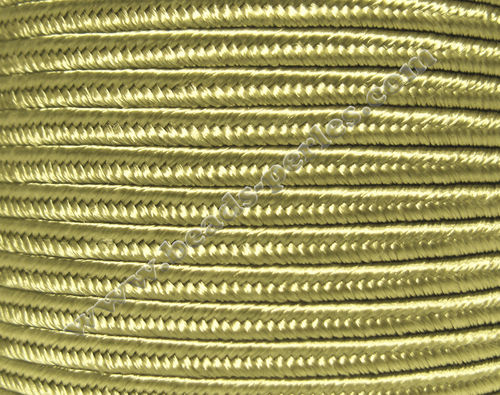 Textil - Soutache-Rayón - 3mm - Pale Gold (Oro Pálido) (50 metros)
