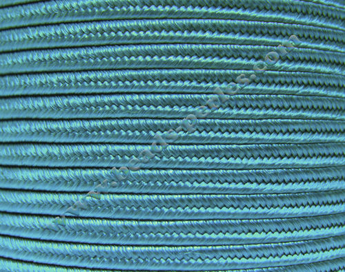 Textil - Soutache-Rayón - 3mm - Bright Turquoise (Turquesa Intenso) (50 metros)
