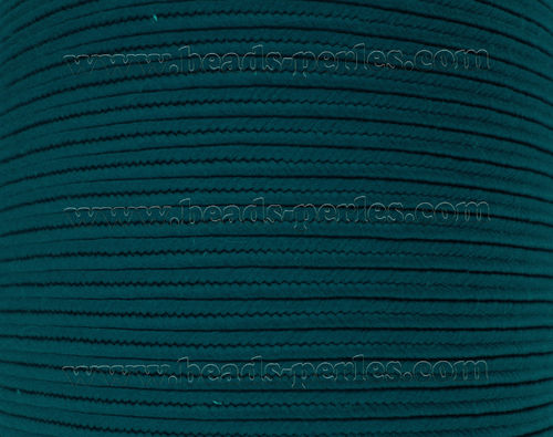 Textil - Soutache-Poliester - 3mm - Dark Teal (Azul Verdoso Oscuro) (50 metros)