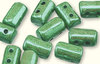Cristal Checo - Rulla - 3x5mm - Marbled Green (10 gr.)