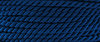 Textil - Cordoncillo Trenzado - 3mm - Electric blue (Azul eléctrico) (2 metros)