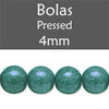 Cristal Checo - Bola - 4mm - Marbled Blue (50 Uds.)