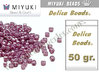 Miyuki - Delica - 11/0 - Opaque Mauve Luster (50 gr.)