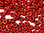 Cristal Checo - O Bead - 2x4mm - Lava Red (5 gr.)