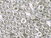 Cristal Checo - O Bead - 2x4mm - Silver Satin (5 gr.)