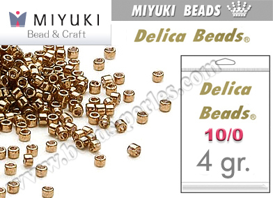 DBM022L - Miyuki - Delica - 10/0 - Metallic Light Bronze (4 gramos)