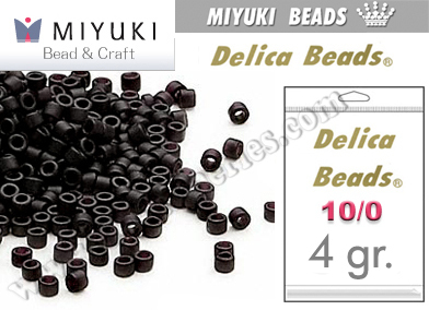 DBM0310 - Miyuki - Delica - 10/0 - Matte Black (4 gramos)