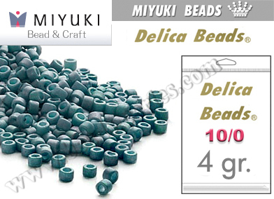 DBM0376 - Miyuki - Delica - 10/0 - Matte Steel Blue Luster (4 gramos)