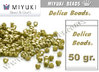 Miyuki - Delica - 11/0 - Matte Golden Olive Luster (50 gr.)