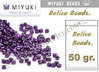 Miyuki - Delica - 11/0 - Galvanized Dark Purple (50 gr.)