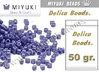 Miyuki - Delica - 11/0 - Opaque Purple (50 gr.)