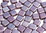 Cristal Checo - Tile - 6x6mm - Metallic Amethyst Vega Luster (50 Uds.)