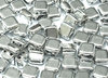 Cristal Checo - Tile - 6x6mm - Silver (50 Uds.)
