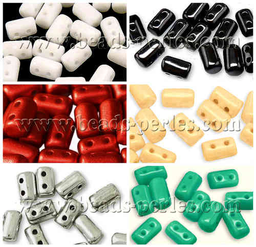 Cristal Checo - Rulla - 3x5mm - Mix Opaque & Coated 03 (60 gr.)
