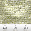 Textil - Soutache METALLICUM - 3mm - Aurum White (Blanco Aurum) (2 metros)