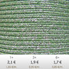 Textil - Soutache METALLICUM - 3mm - Argentum Erinite (Erinita Argentum) (2 metros)