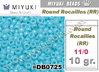 RR00413 - Miyuki - Rocalla - 11/0 - Opaque Light Blue Turquoise (10 gramos)