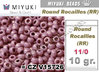 Miyuki - Rocalla - 11/0 - Metallic Amethyst Vega Luster (10 gramos)