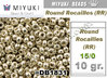 RR04201 - Miyuki - Rocalla - 15/0 - DURACOAT Galvanized Silver (10 gramos)