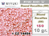 Miyuki - Rocalla - 15/0 - Marbled Pink & Lilac (10 gramos)