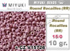 Miyuki - Rocalla - 15/0 - Metallic Amethyst Vega Luster (10 gramos)