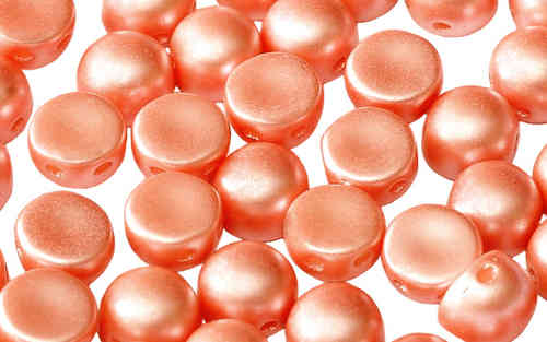 Cristal Checo - Cabuchón 2-vías - 6mm - Pastel Pink (20 uds.)