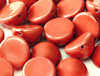 Cristal Checo - DOME BEADS - 14X8mm - Peach Coral (5 uds.)