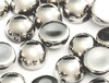 Cristal Checo - DOME BEADS - 14X8mm - Silver (5 uds.)