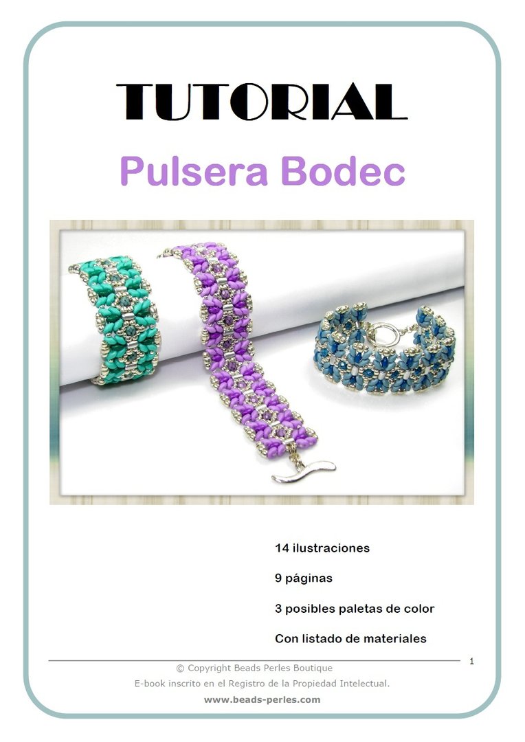 Esquema - Beads Perles Boutique - Pulsera Bodec - PDF