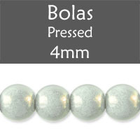 Cristal Checo - Bola - 4mm - GoldShine Silver Cloud (50 Uds.)