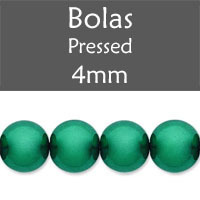 Cristal Checo - Bola - 4mm - Pearl Sea Green (50 Uds.)