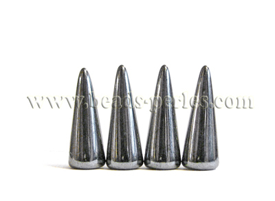 Cristal Checo - Spike - 5x13mm - Hematite (10 Uds.)