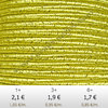 Textil - Soutache METALLICUM - 3mm - Aurum Chartreuse (Anís Aurum) (2 metros)